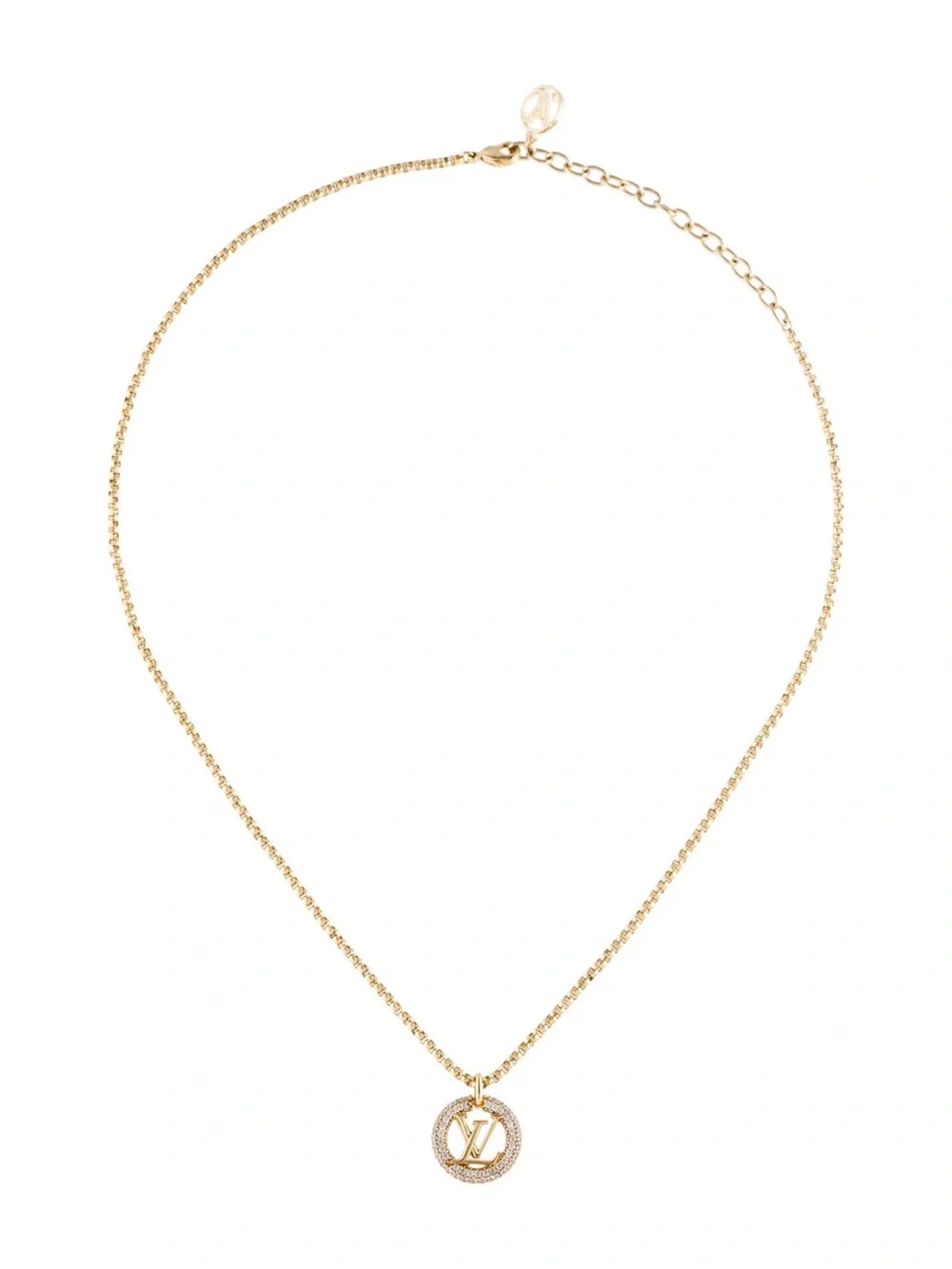 Louis Vuitton Gold Louise By Night Necklace